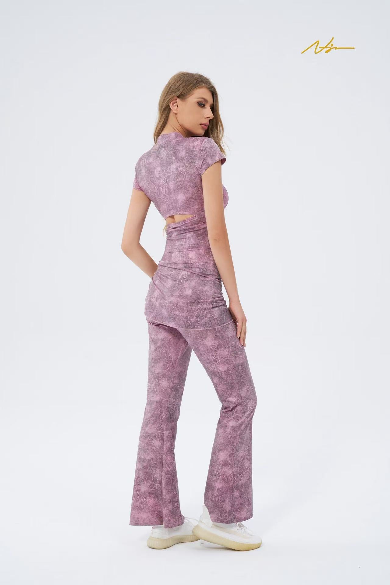 #NJ2004 Pink Sports Dress For Women