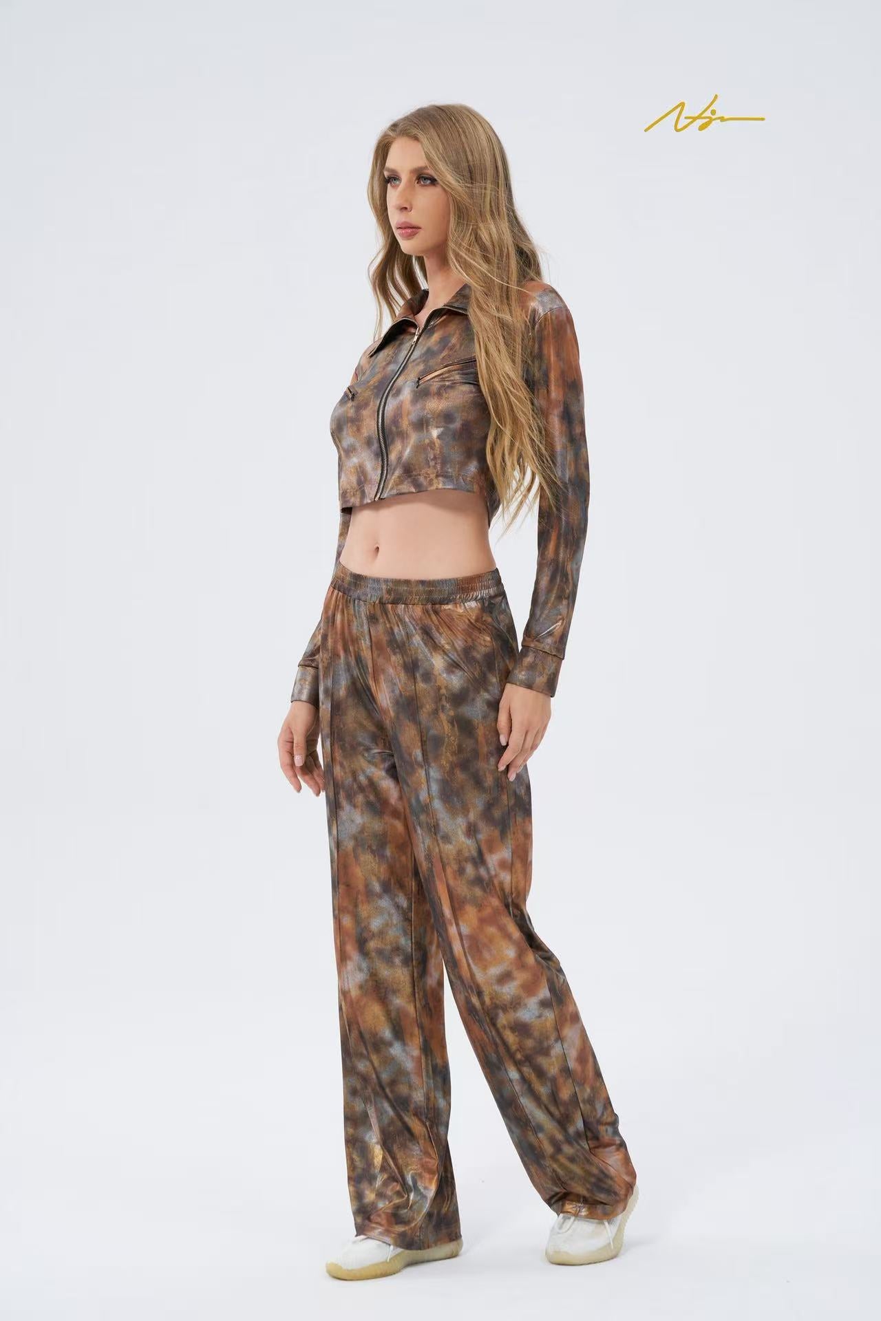 #NJ2008 Bronze Rush Sports Dress For Women