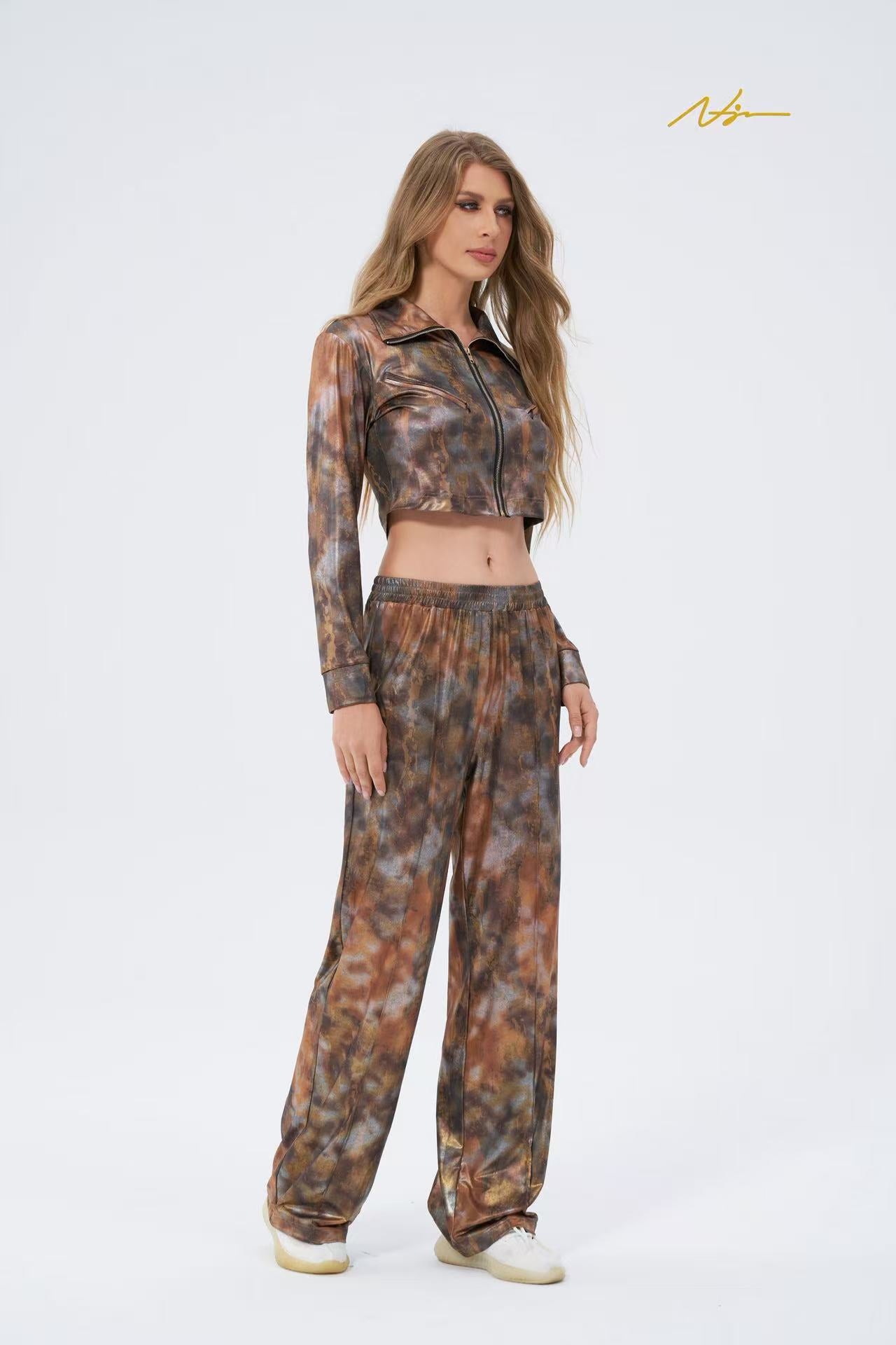 #NJ2008 Bronze Rush Sports Dress For Women