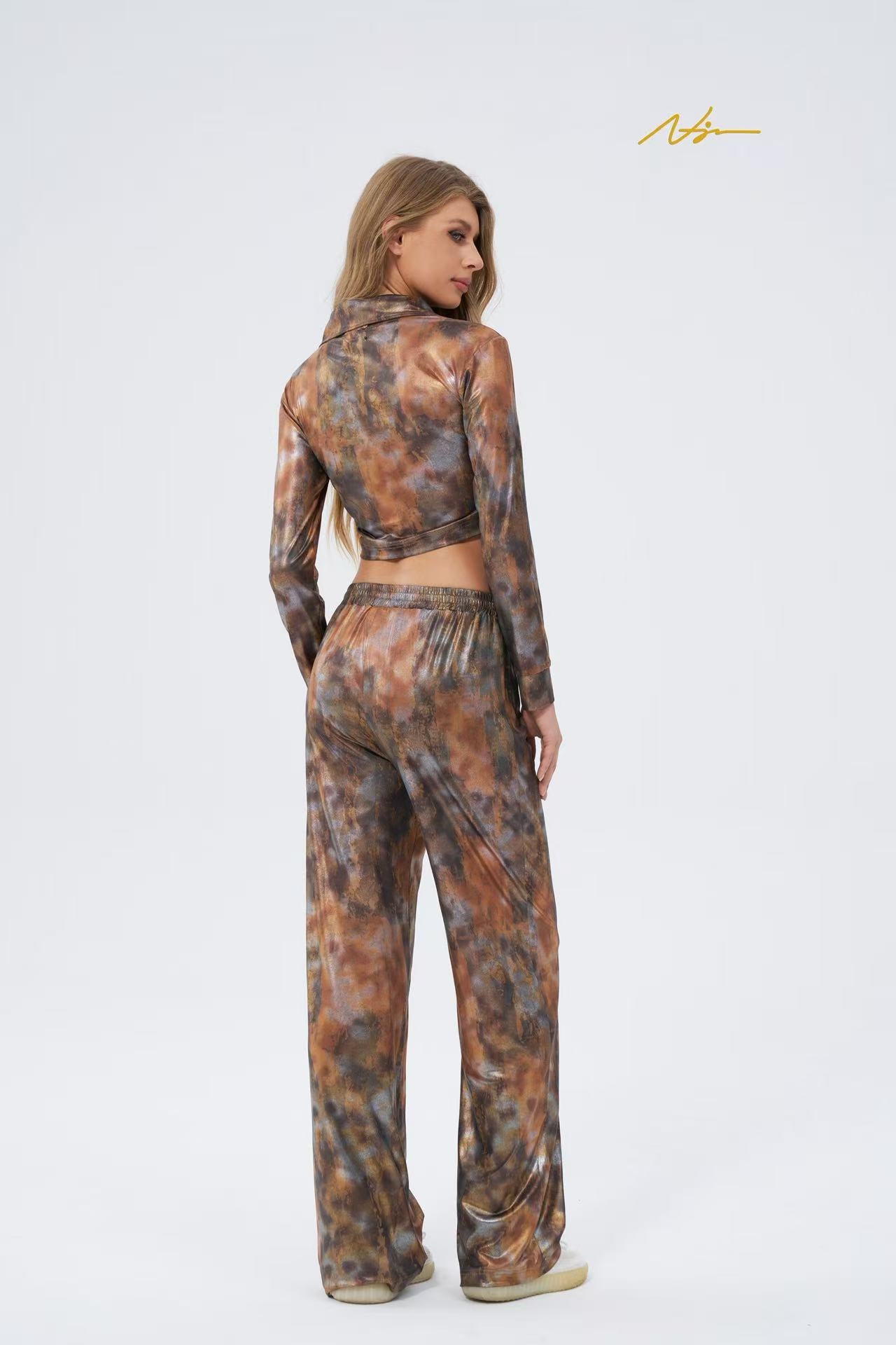 #NJ2008 Bronze Rush Sports Dress For Women