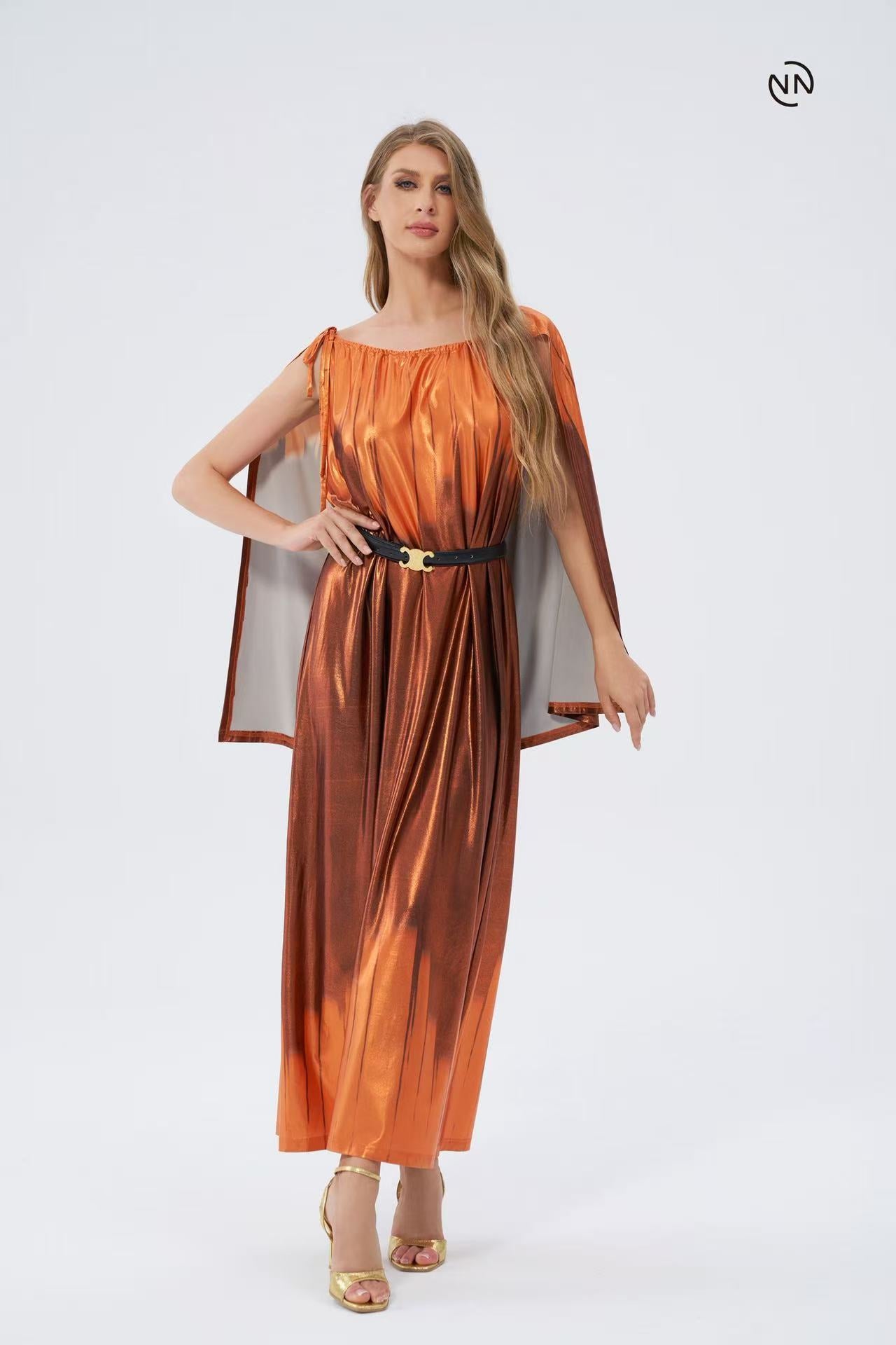 #N0005 Orange Dress For Women
