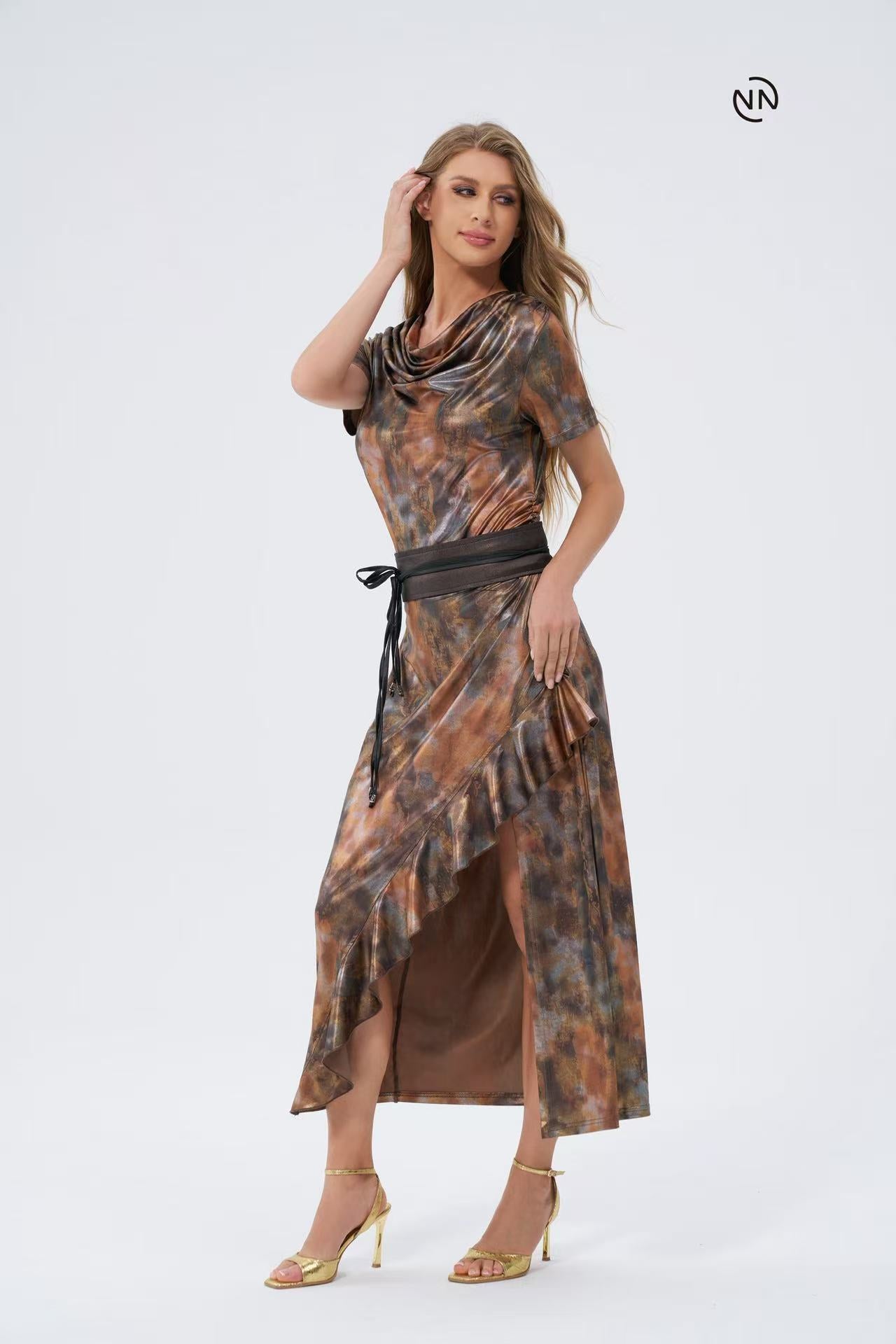 #N0008 Bronze Rush Dress For Women