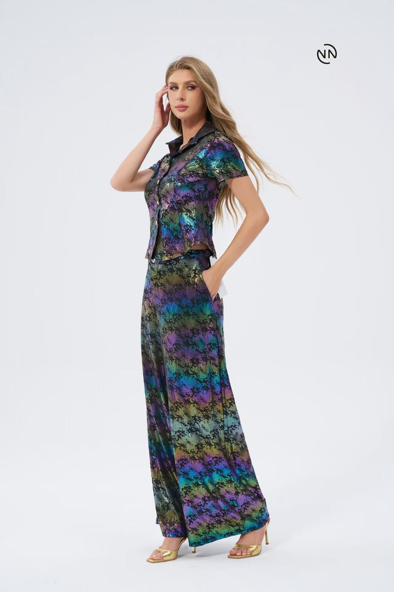 #2023 Purple Gold Dress For Women