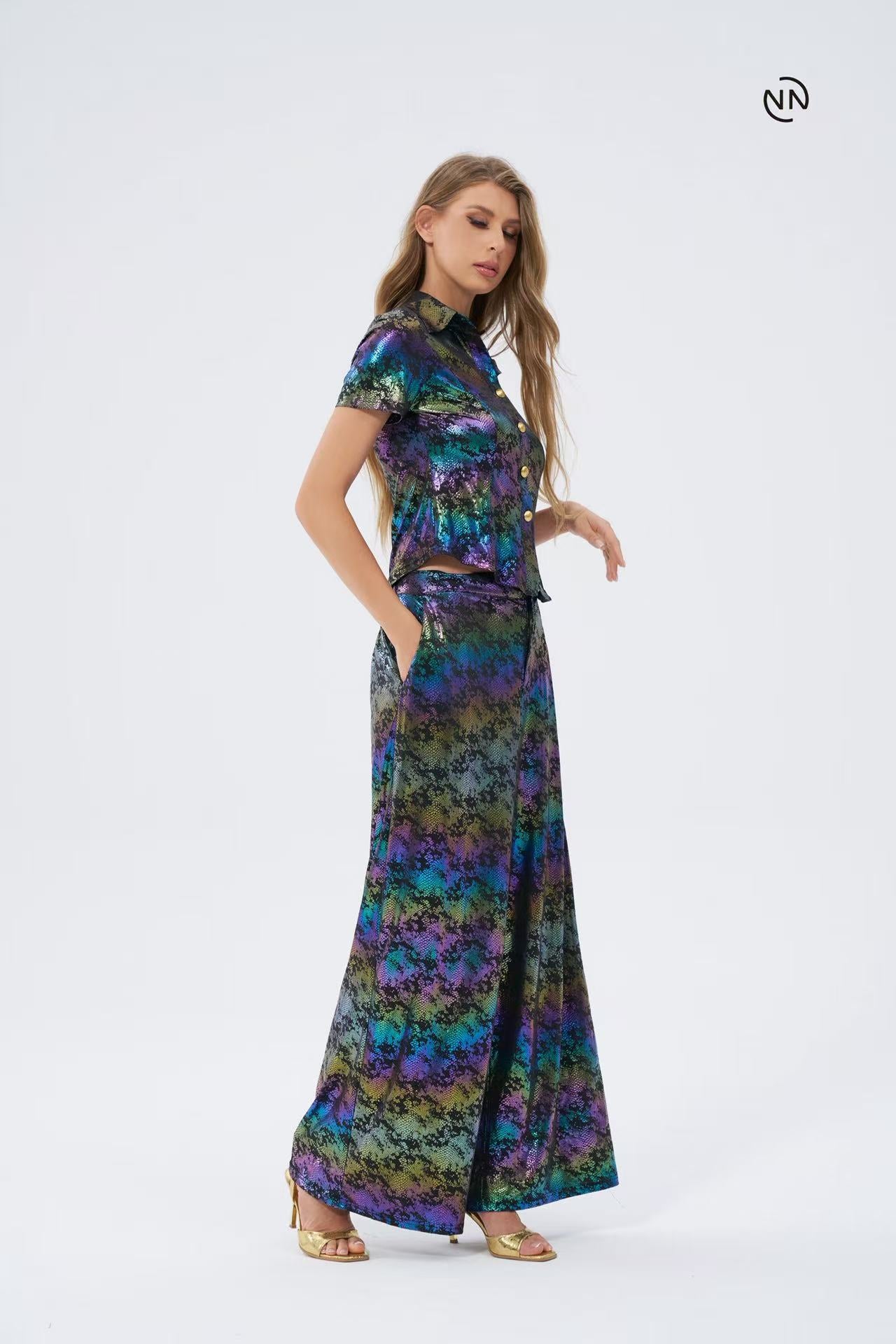 #2023 Purple Gold Dress For Women